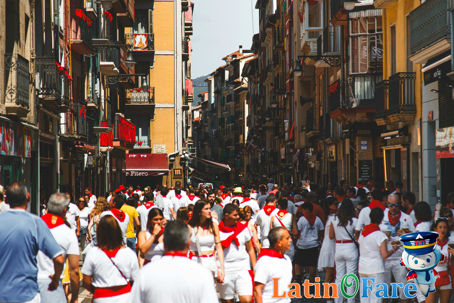 Running of the Bulls in Pamplona, San Fermin Festival