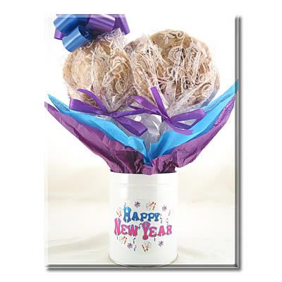 New Years Tin - 6 Gourmet Cookies