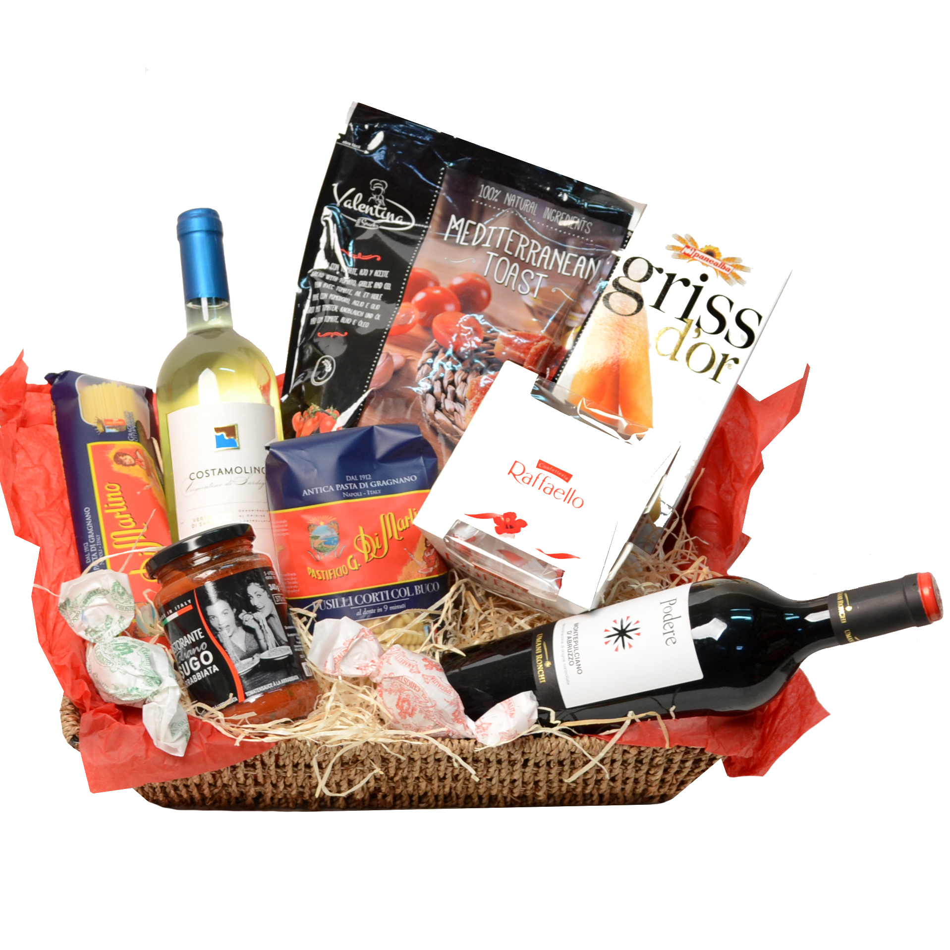 Nice Italian gift basket as a gift