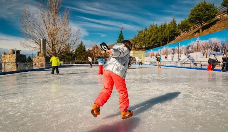 Pista patinaje de hielo