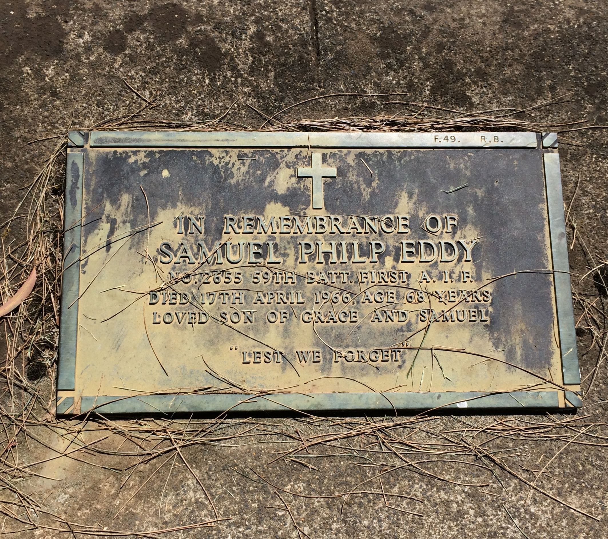 Photo of Samuel P. Eddy