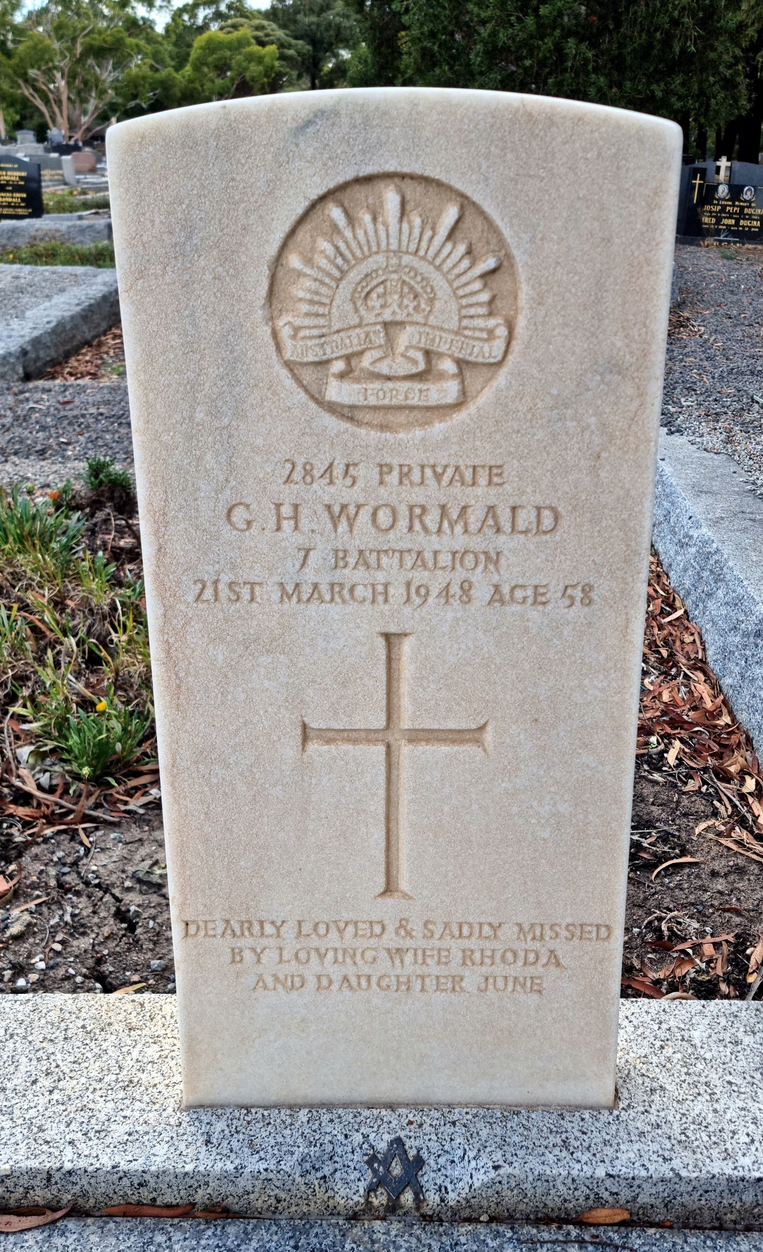 Photo of George H. Wormald