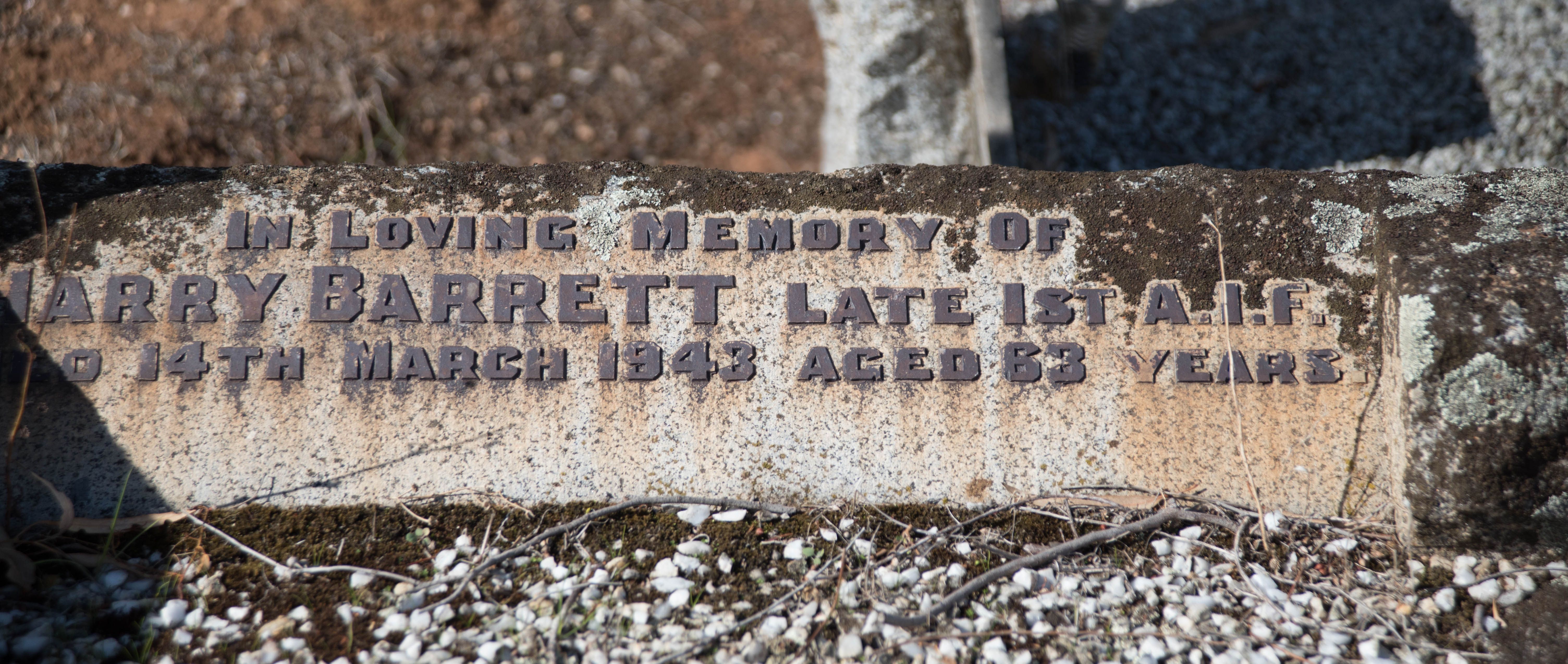 Photo of Harry Barrett