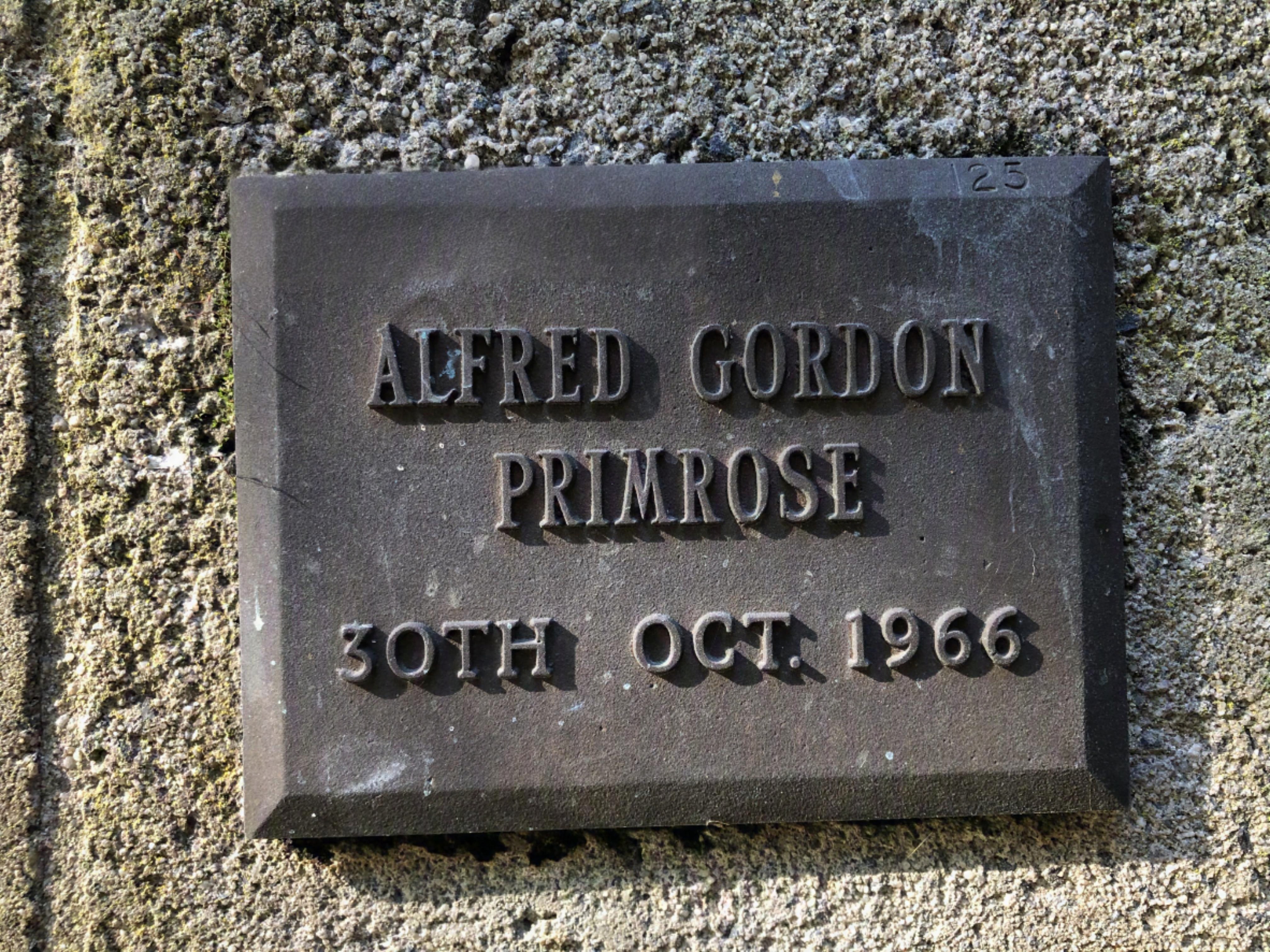 Photo of Alfred G. Primrose