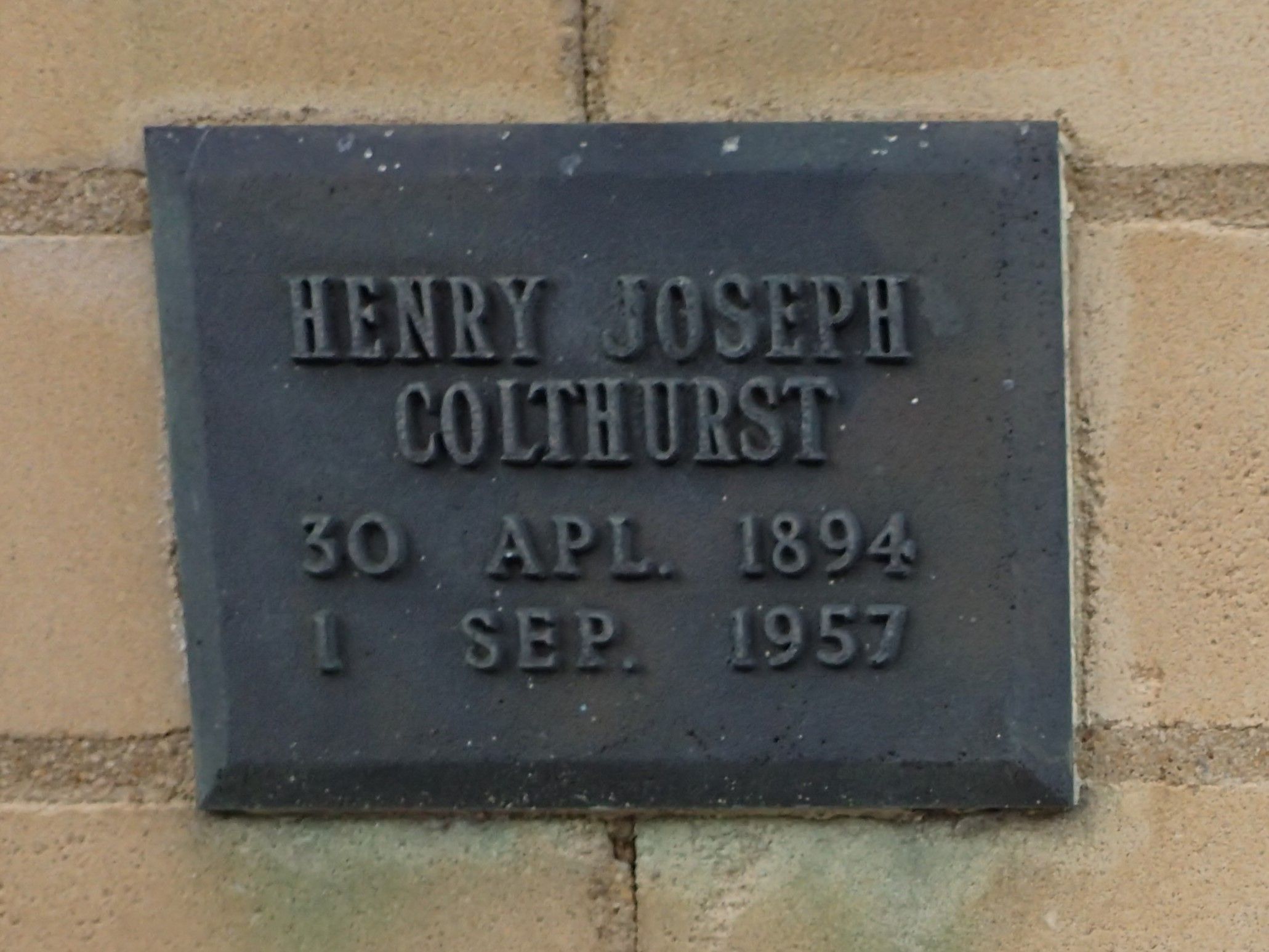 Photo of Henry Colthurst