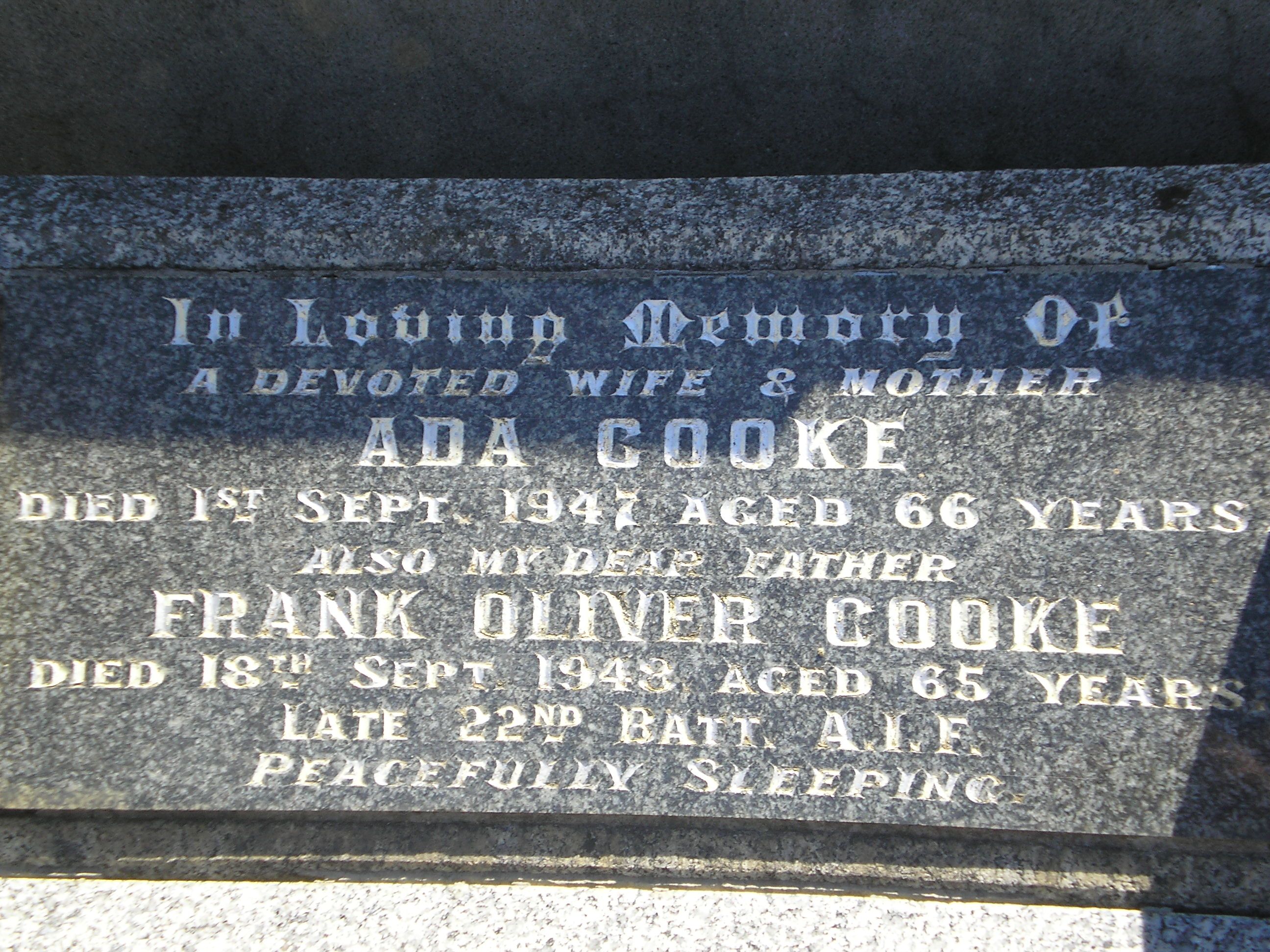 Photo of Frank Cooke