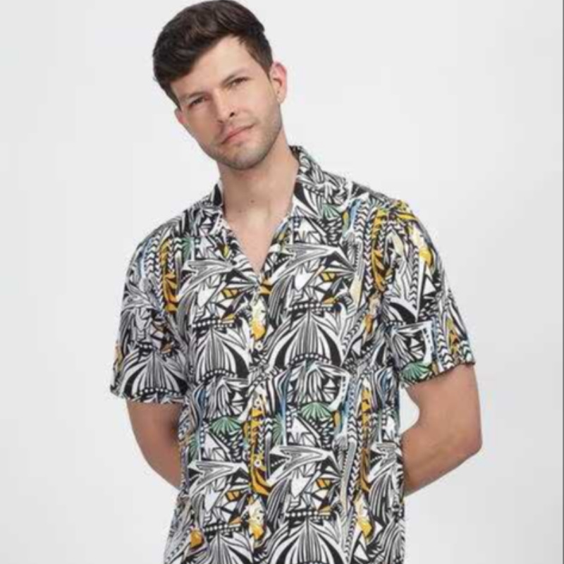 BEACH MULTI FLORAL PATTERN SHIRT FOR MEN