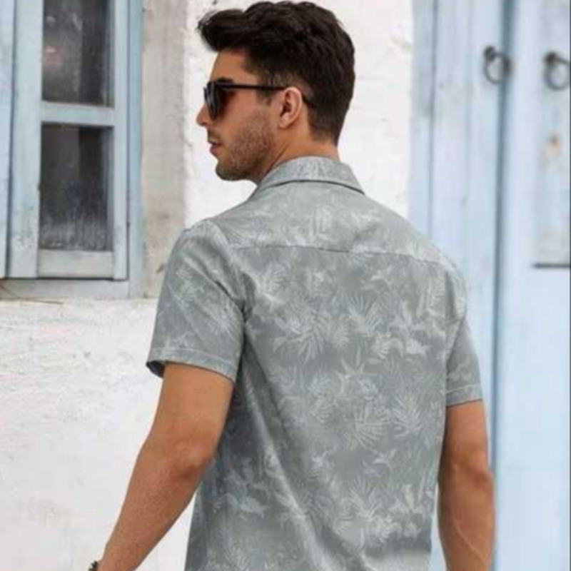 CASUAL GREY MODAL SHIRT FOR MEN
