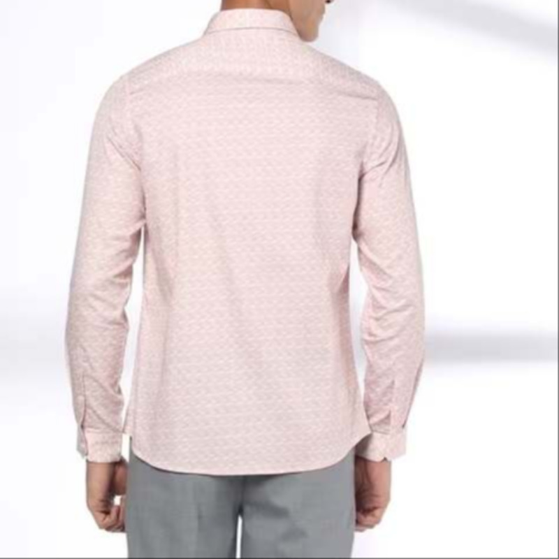 FORMAL PEACH FULL SLEEVE SHIRT FOR MEN