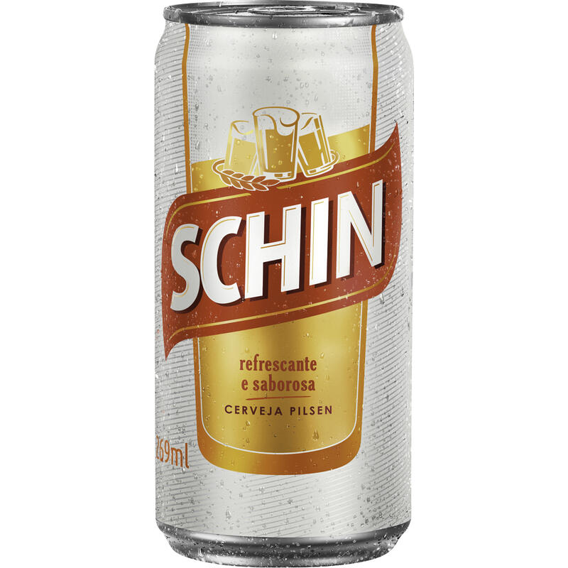 Cerveja Schin Lata com 269ml