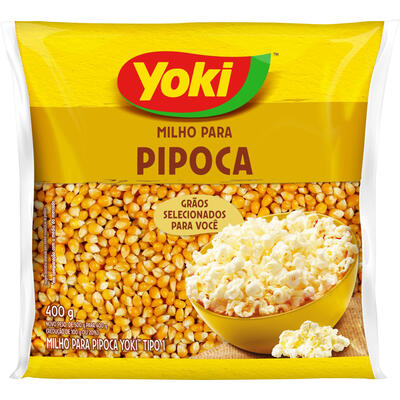 Milho para Pipoca Yoki Pacote com 400g