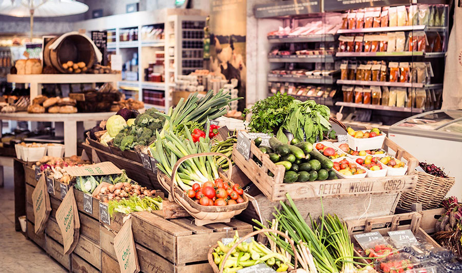 о продуктах и магазинах