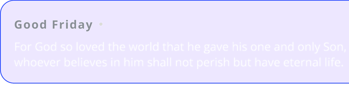 Good Friday note preview