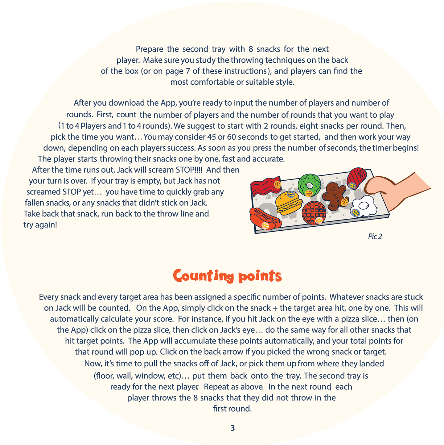 Smack the Snack on Jack instruction page 4