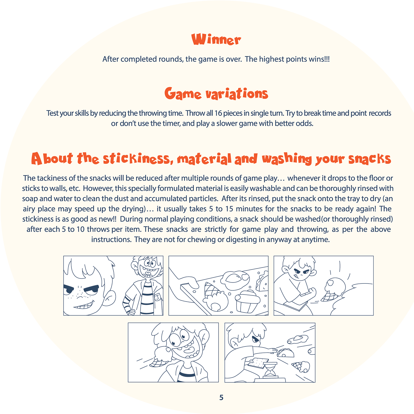 Smack the Snack on Jack instruction page 6