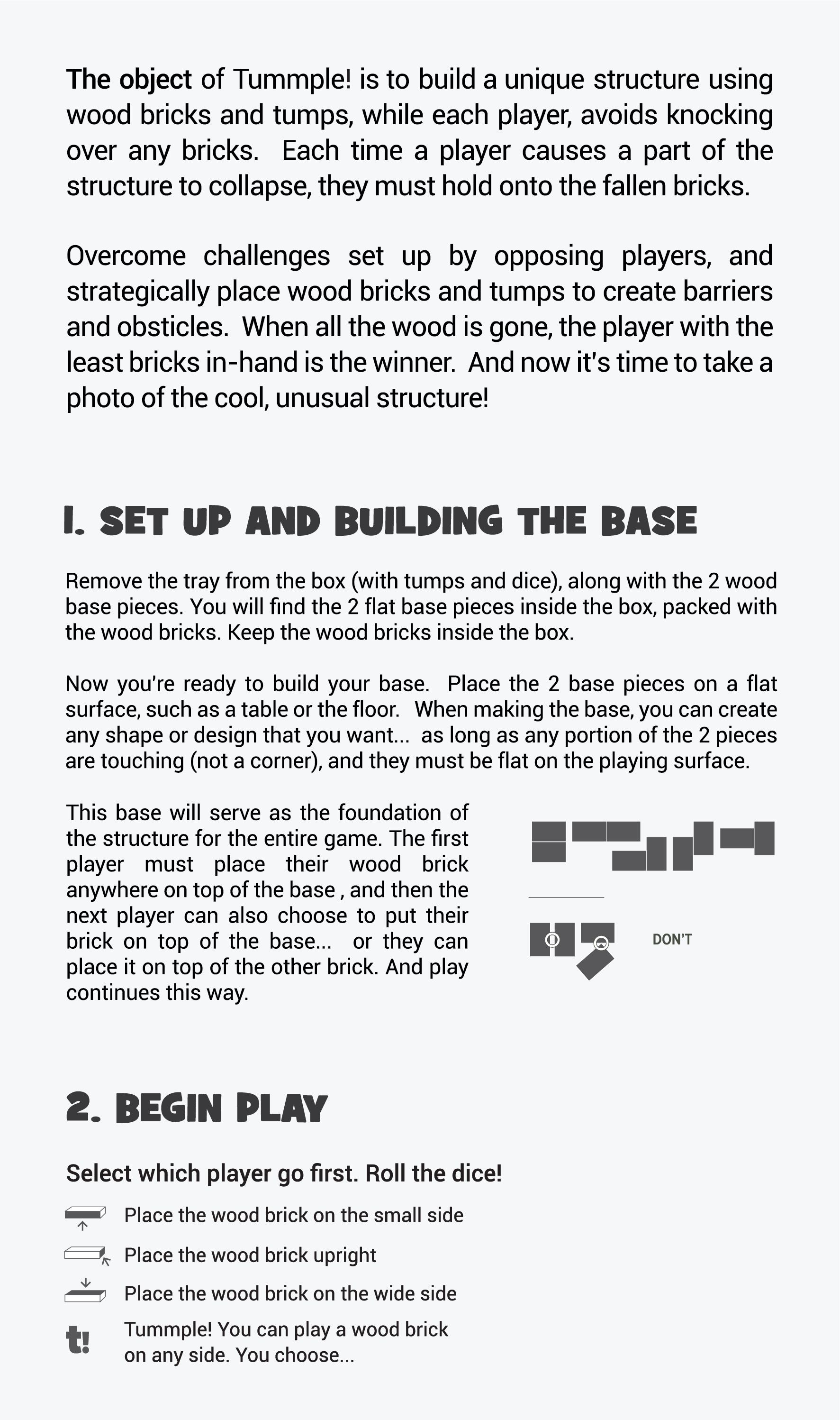 tummple! instruction page 2
