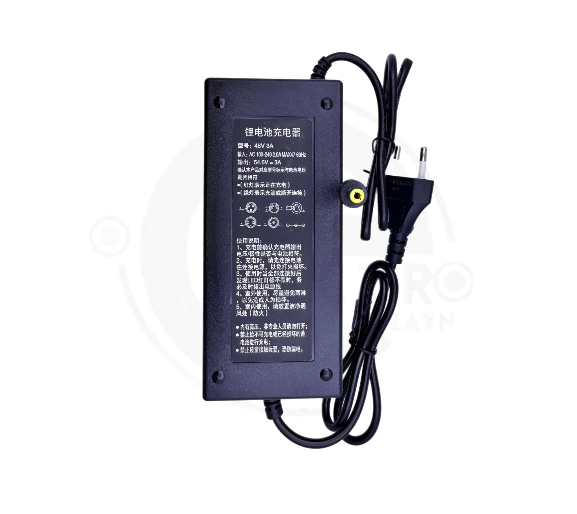 CHARGEUR 42V 2.0A pour trottinette électrique Xiaomi M365, Pièces XIAOMI  M365, Electricité