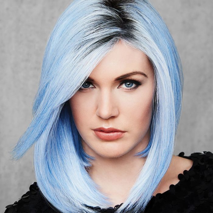 blue hair extensions human hair