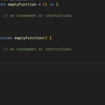 Javascript: 3 Ways to Create Empty Function