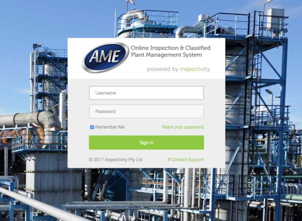 New CPMS login OnLine Inspection (OLI) and Classified Plant Management System (CPMS)