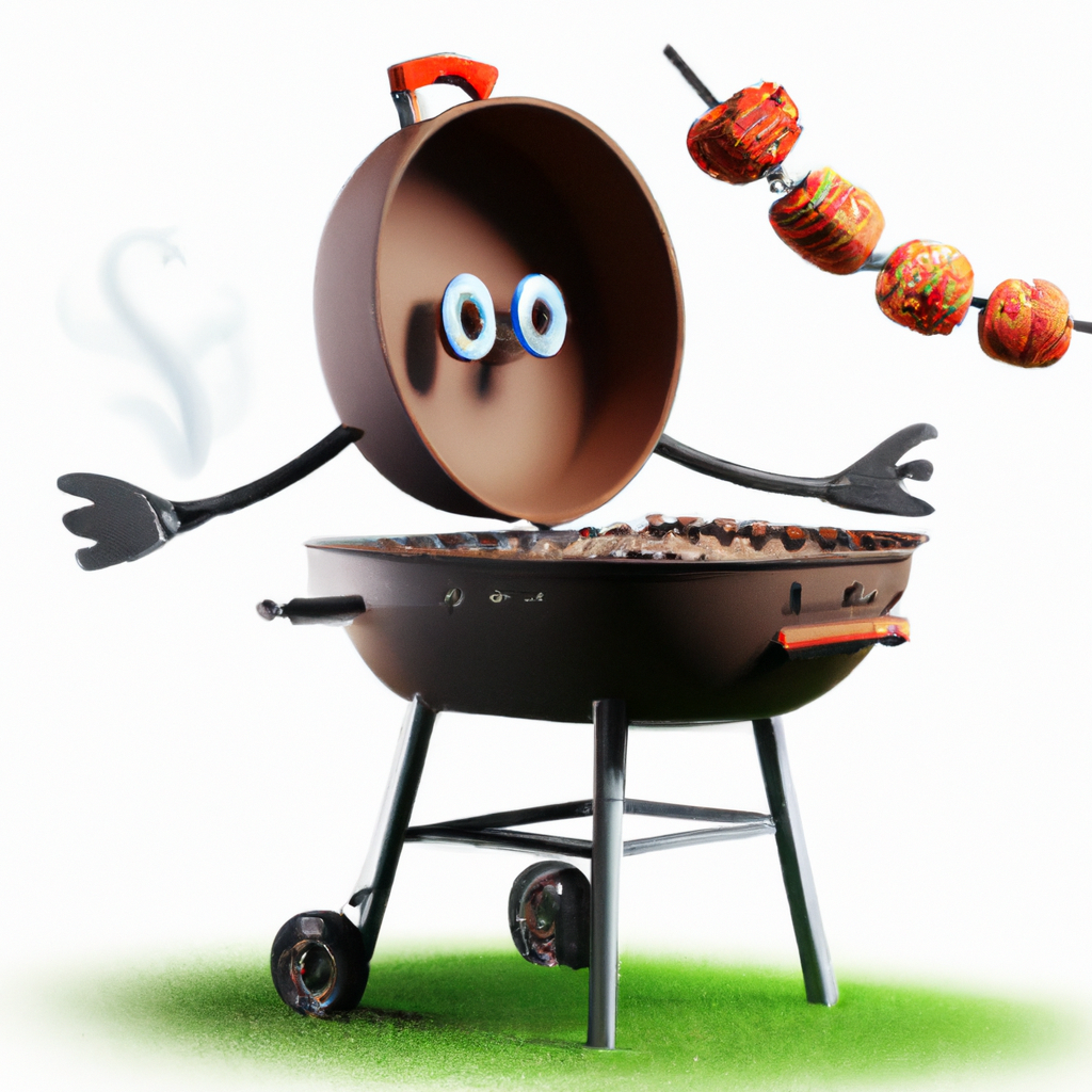 A BBQ that is alive, in the style of a Pixar animated movie