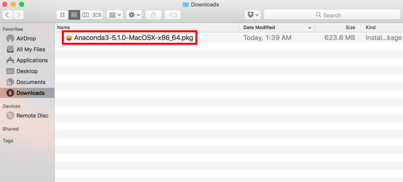 anaconda download on mac
