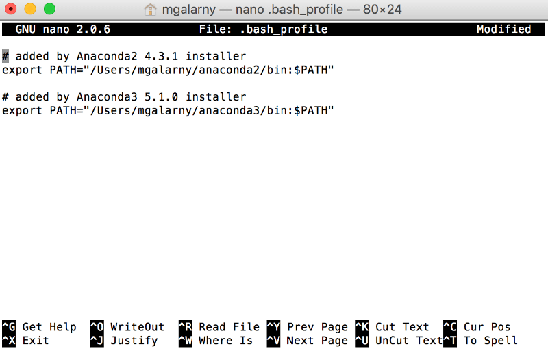 write file path mac for python