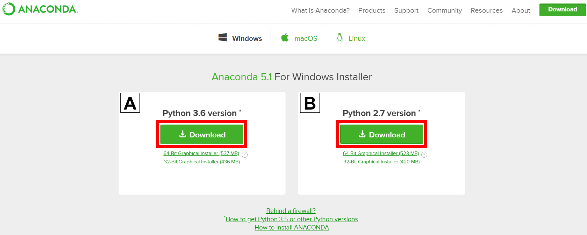 anaconda for windows 7