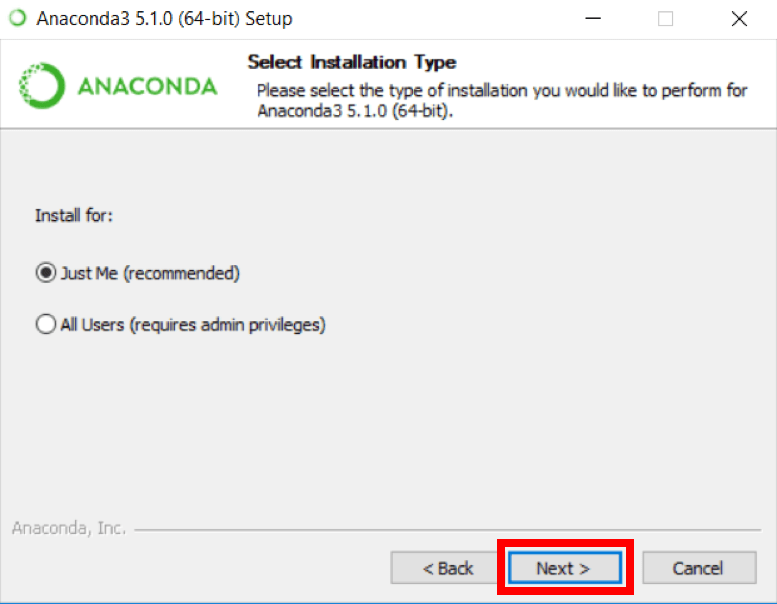 anaconda download windows