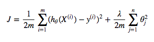 added regularization term function