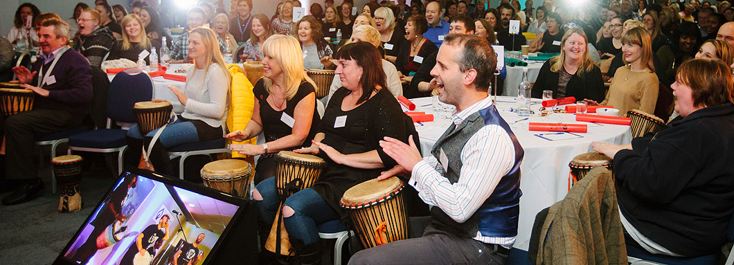 Drumming as a corporate Team building activity Teambuilding ideas, activities and concept for corporate events & conferences