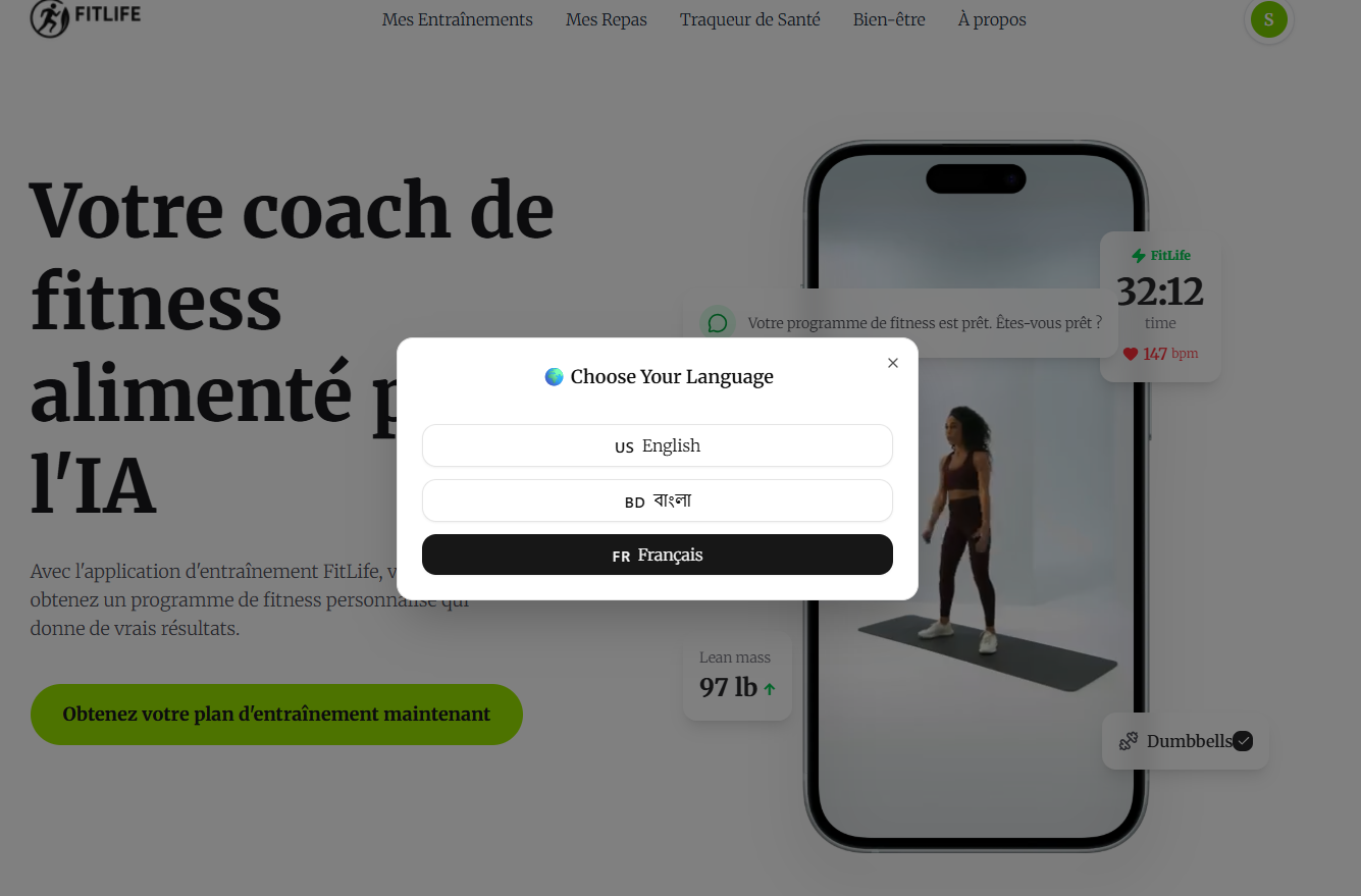 FitLife AI Coach – Smart Fitness & Wellness Companion - Showcase image 1