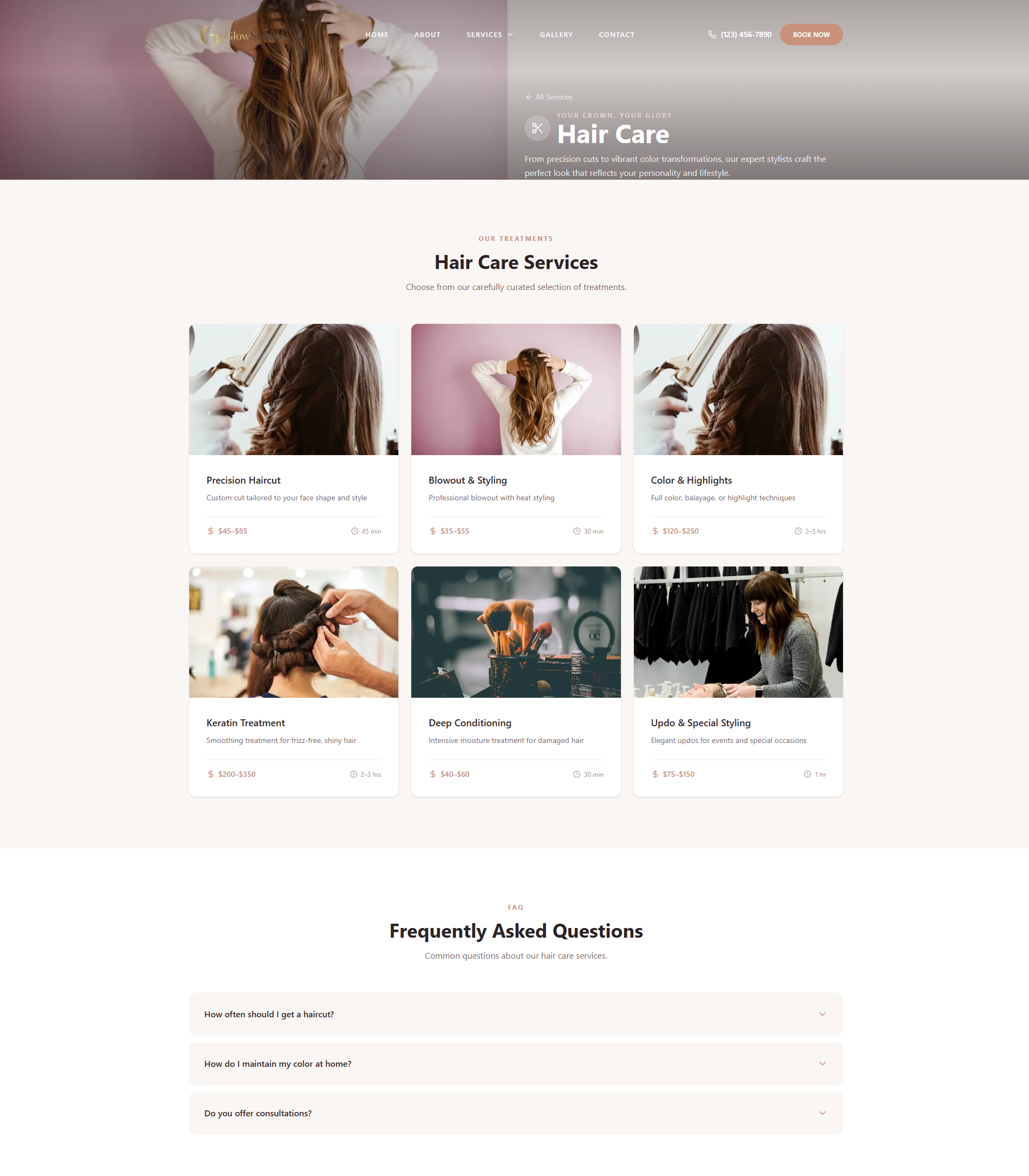 GlowStudio – Beauty & Wellness Parlour - Showcase image 1