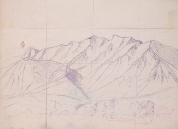 Sketch of Timpanogos