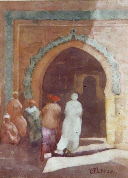 An African City Entrance