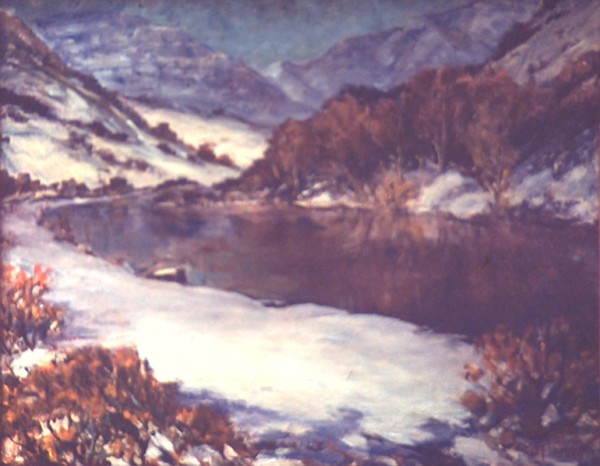 Provo River in Winter