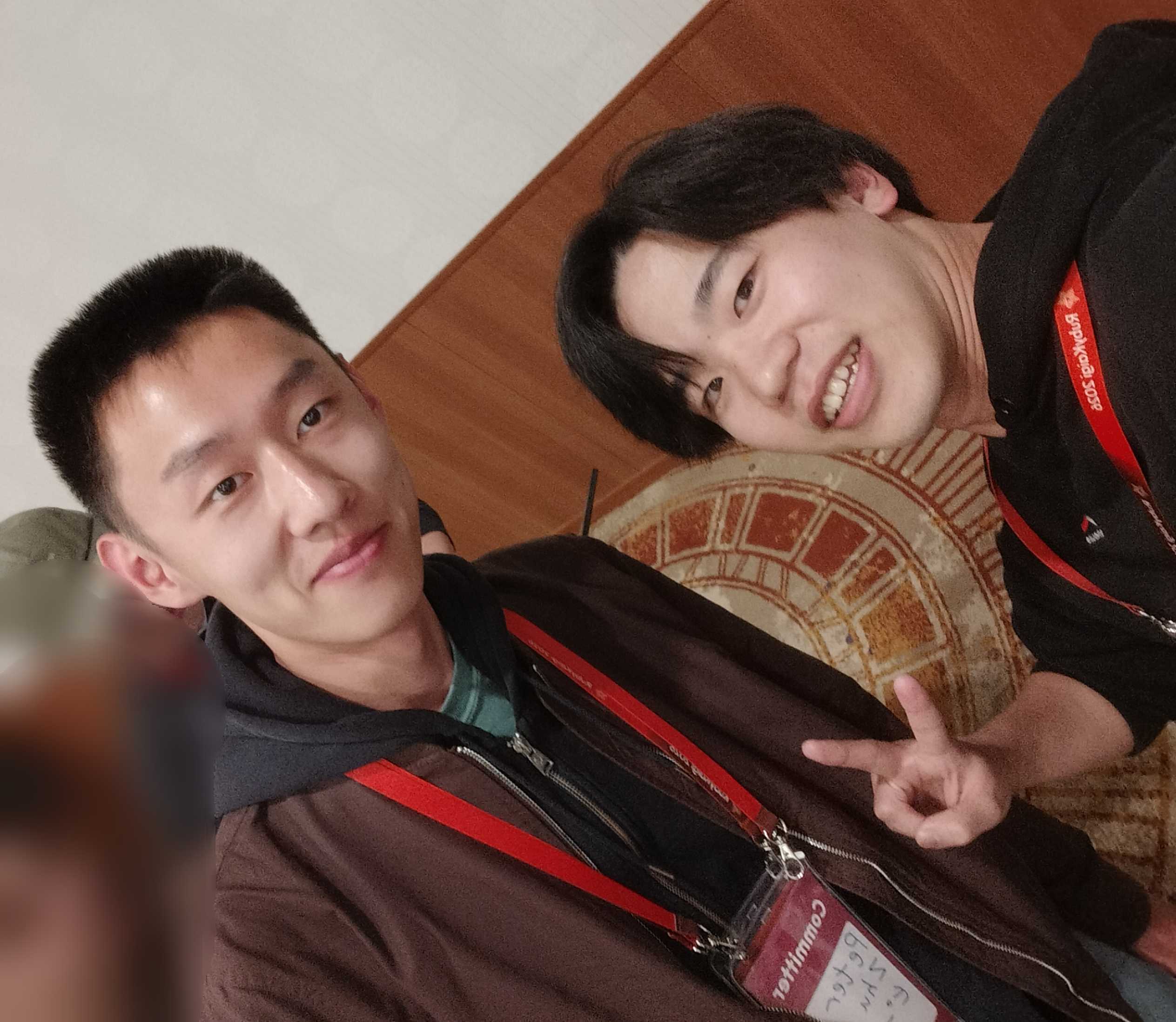 Peter Zhuさんとの2ショット