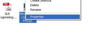 shortcut c5 Shortcut properties