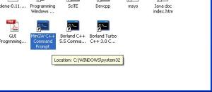 shortcut c4 Command prompt shortcut