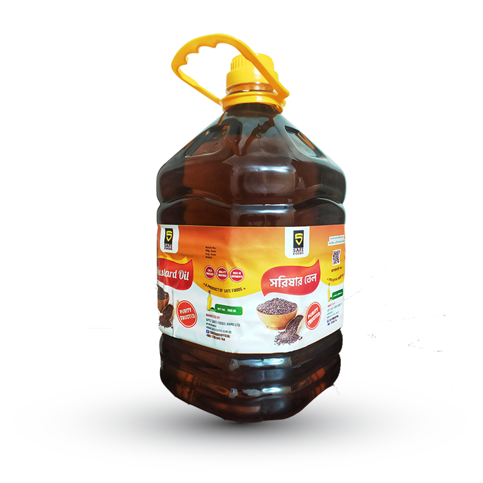 ঘানিভাঙ্গা সরিষার তেল( Cold pressed Mustard Oil-5L)