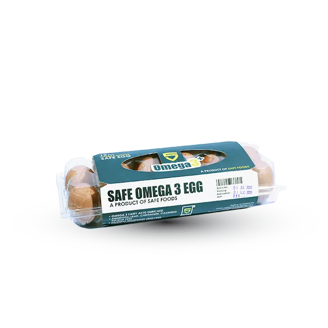 সেইফ ওমেগা-৩ ডিম ১ ডজন (Safe Omega-3 Egg 1 dozen)