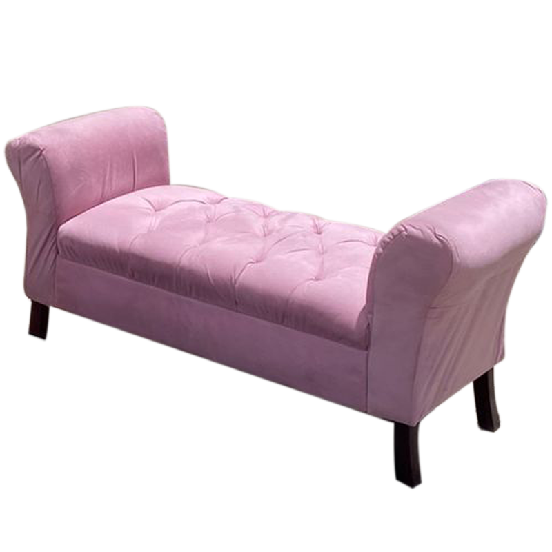 Banca Rosada de Estilo Clásico y Elegante