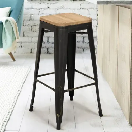 Piso Tolix base de madera