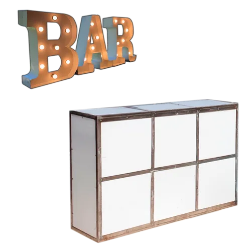 Barra Iluminada + Palabra BAR