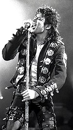 Michael Jackson performing