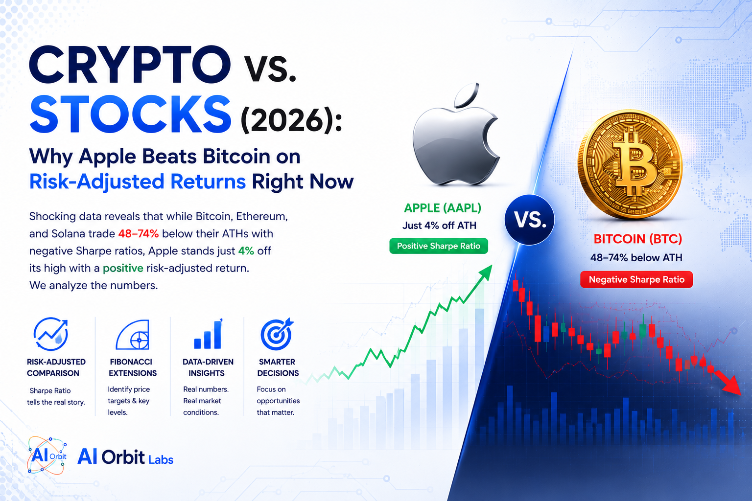 Crypto vs. Stocks (2026): Why Apple Beats Bitcoin on Risk-Adjusted Returns Right Now