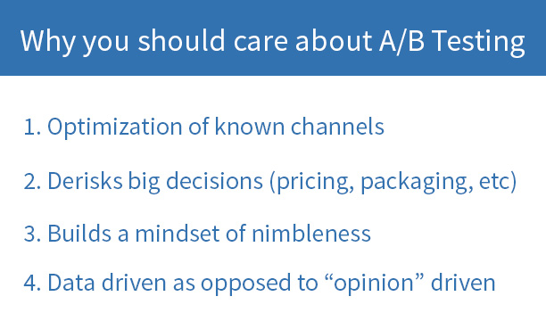 Why you should care about a/b testing