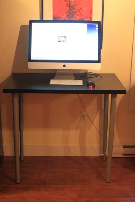 The 100 Dollar Ikea Stand Up Desk