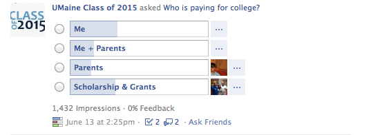 Who's paying for college?