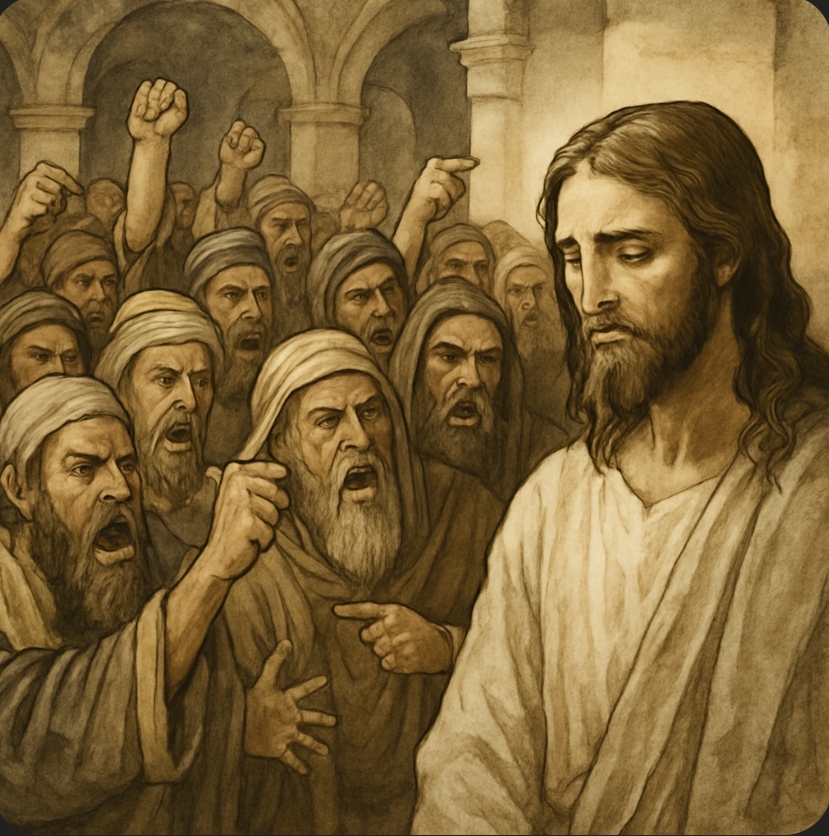Jesus Christ Rejected By The Multitude